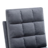 Frosted Velvet Upholstered Recliner Chair Armchair Sleeper Chair Single Sofa Bed