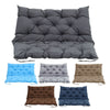 2 3 Seater Tie-On Garden Bench Cushion Swing Chair Replacement Seat Pad Backrest