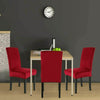 6x Extra Large Spandex Chair Covers Fox Pile Velvet Slipcovers Dining Seat Cover