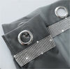 VEGAS Sparkle Diamante Glitz Voile Curtain Tab Top Glitter Panel GREY 3 Designs