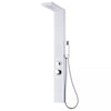 Bathroom Shower Thermostatic Shower Panel Column Tower With Body Jets Twin Head