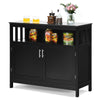 Kitchen Buffet Server Sideboard Wooden Storage Cupboard Cabinet Adjustable Shelf