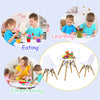 3Psc Kids Table and 2 Chairs Set Children Learning Dining Activity Furniture Set