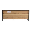 Industrial Wood TV Cabinet TV Stand Entertainment Unit Large Tabletop Storage ZE