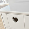 Wooden Drawer Chest Storage Unit Bedroom Organiser Bedside Love Hearts