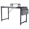 Home Office Wooden Computer Desk Student Writing Table Monitor Stand Storage Bag