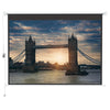 Electric HD Projector Screen Home Cinema Projector Screen Remote Control UK