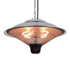 1.5KW Electric Patio Heater Ceiling Hanging Heat Garden Gazebo Remote Setting UK