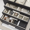 4 Layers Large Jewellery Boxes Storage Organizer Case Cabinet w/Portable Box