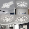 Modern Chandelier LED Lamp White Frame Ceiling Light Living Room Pendant Lights