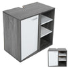 Under Sink Bathroom Cabinet Cupboard Organizer Unit With Door Storage Shelves