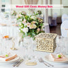 Wedding Card Box DIY Gifts Wooden Money Box with Lock Decoration Party Supplies