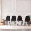 Dining Chairs 2/4/6pcs Modern Suede/Velvet Back Sturdy metal Legs Office/Cafe