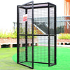 Gas Bottle Storage Cage Collapsible Cylinder Galvanised Steel Mesh Cages w/ Lock