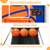 Folding Arcade Basketball Game Kids Basketball Game Machine W/ Electronic Scorer