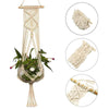 2X Wall Hanging Macrame Jute Hangers Flower Plant Pot Planter Basket Holder UK