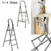 3 4 Tread Step Ladder Folding Aluminum Ladders with Safety Non-Slip Step