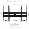 TV WALL BRACKET MOUNT SLIM FOR 26 30 32 40 42 50 63 INCH FLAT 3D LCD LED PLASMA