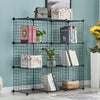 9 Cube DIY Metal Wire Storage Organizer Cupboard Shelf Bookcae Display Unit Home