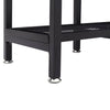 Vintage Cube 4 Tier Wood Metal Bookcase Shelving Display Storage Shelf Rack Unit