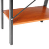 Vintage Metal Ladder Shelving 4 Tier Tall Bookshelf Plant Stand Storage Shelf