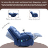 360° Rotating Chair Swivel Chair Power Recliner Chair with heat and Massage QA