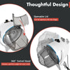 Portable Salon Hair Dryer Hood Floor Stand Professional Hairdresser Hairdryer