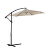 3M Garden Sun Parasol Umbrella Outdoor Adjustable Cream Round Top