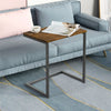 Stackable Nesting Tables Set of 3 Industrial Coffee Snack End Table C-Shaped