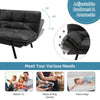 3 Seat Convertible Sofa Bed Memory Foam Sleeper Loveseat Couch w/Adjustable Back