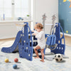 Kids Swing Slide Climber Basketball Hoop Set Toy Toddler Home Garden Playground