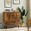 Accent Storage Cabinet Freestanding Wooden Buffet Sideboard with Drawer