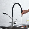 3 Way Water Filter Tap Kitchen Drinking Taps Sink Mixer Swivel Spout 2 Handles