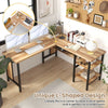 L-shaped Office Desk 150cm Corner Desk Home Office Writing Desk Workstation
