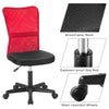 Mesh Adjustable Height Lumbar Support Ergonomic Armless Swivel Home Office Chair