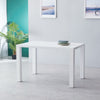 White High Gloss Dining Table Rectangle Office Table PC Desk Workstation MDF UK