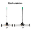 36" Magnetic Floor Sweeper Magnet Pickup Tool Metal Scrap Screw Cleaner w/Wheels