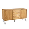 Industrial Wooden Sideboard Cabinet Cupboard Storage Furniture 2 Doors 3 Drawers