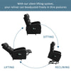 Electric Power Lift Massage Recliner Chair PU Leather Sofa Arm Chair w/Remote BT