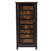 Industrial Wood Cabinet Bedside Table End Side Storage Nightstand Metal Framed