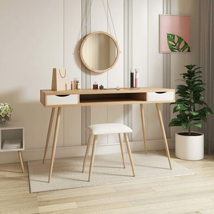 Computer Desk Laptop PC Study Table Home Office Workstation Gaming & 2 Drawers