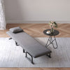 Folding Sofa Bed 3in1 Convertible Recliner Chair Linen Upholstered Seat w/Pillow
