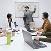 Double Sided Magnetic Whiteboard Aluminum Hanging Board W/ Magnets Pens & Eraser