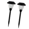 Garden Lights Lamp Post LED Solar Powered Walkway Pathway Outdoor Waterproof UK