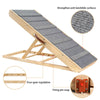 2In1 Portable Folding Pet Stairs for Dog Cat High Bed Steps Safety Car Wood Ramp