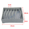 3 x Foldable Underwear Bra Fabric Socks Box Storage Organiser Drawer Dividers UK