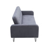 Upholstered 3 Seater Small Sofa Bed Settee Couch Recliner Sofabed Sleeper Beds