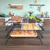 3 Tier Kitchen Baking Cooling Rack Non-Stick Cookie Biscuit Cake Tray Stackable