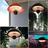 Wall-Mounted/Hanging Electric Patio Heater Infrared Garden Outdoor Heat Settings