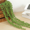 2Pcs Artificial Hanging Plant Fake Succulent String of Pearls Wedding Home Decor